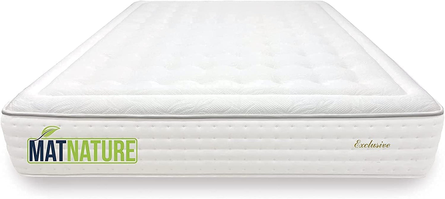 Matnature | Exclusive | Colchón 1200 Muelles Ensacados | Altura 32 cm | Viscosoft Indeformable y Reversible | Firmeza y Adaptabilidad Premium | Tejido Antideslizante (135 x 190 cm)