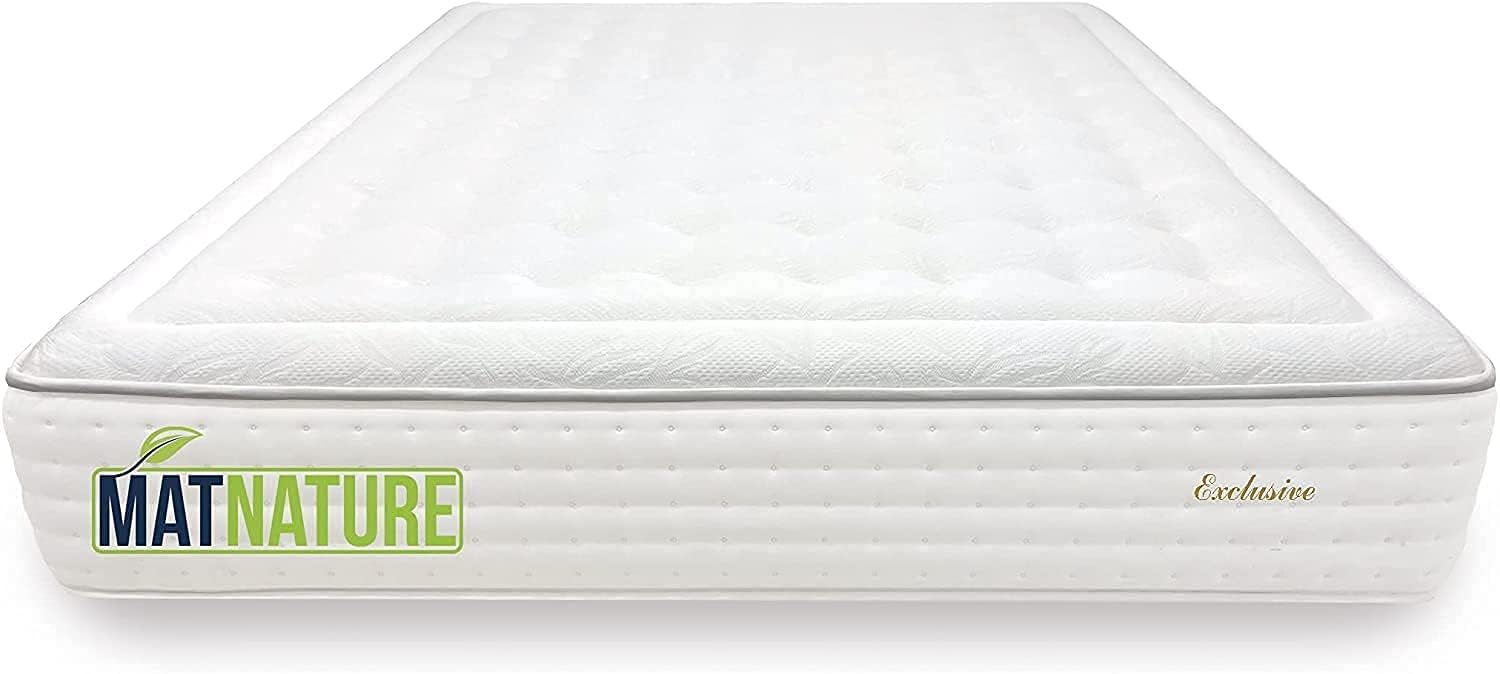 Matnature | Exclusive | Colchón 1200 Muelles Ensacados | Altura 32 cm | Viscosoft Indeformable y Reversible | Firmeza y Adaptabilidad Premium | Tejido Antideslizante (135 x 190 cm)