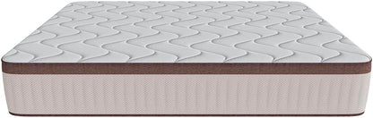 Cecotec Colchón Híbrido Flow 7990 Hybrid 105x190. Multicapa, Núcleo de Muelles Ensacados SpringCore y Viscoelástica ViscoCare+, Altura 30 cm, Firmeza Medio Alta, SeparateMuv & BreathSoft
