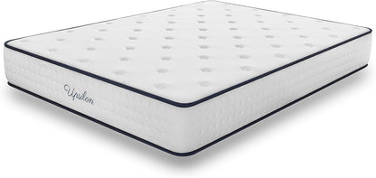 COSMOS - Colchón Viscoelástico 150x190 cm - Altura 30 cm - Upsilon - Espuma HR y Blue Latex - Firme, Transpirable, Hipoalergénico, Ergonómico - Cara Invierno Verano, 7 Zonas Confort