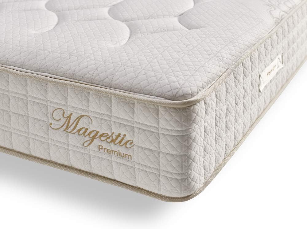 Simpur Low Cost, Colchón Muelles Ensacados Visco Spring Magestic, Altura 30cm, Firmeza 7,5/10, Viscoelástica, 9 Capas Diferenciadas, Independencia de Lechos, Ortopédico, Altura 30 cm, 135x200 cm