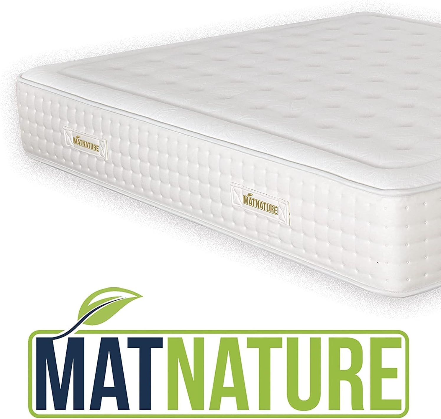 Matnature | Exclusive | Colchón 1200 Muelles Ensacados | Altura 32 cm | Viscosoft Indeformable y Reversible | Firmeza y Adaptabilidad Premium | Tejido Antideslizante (135 x 190 cm)