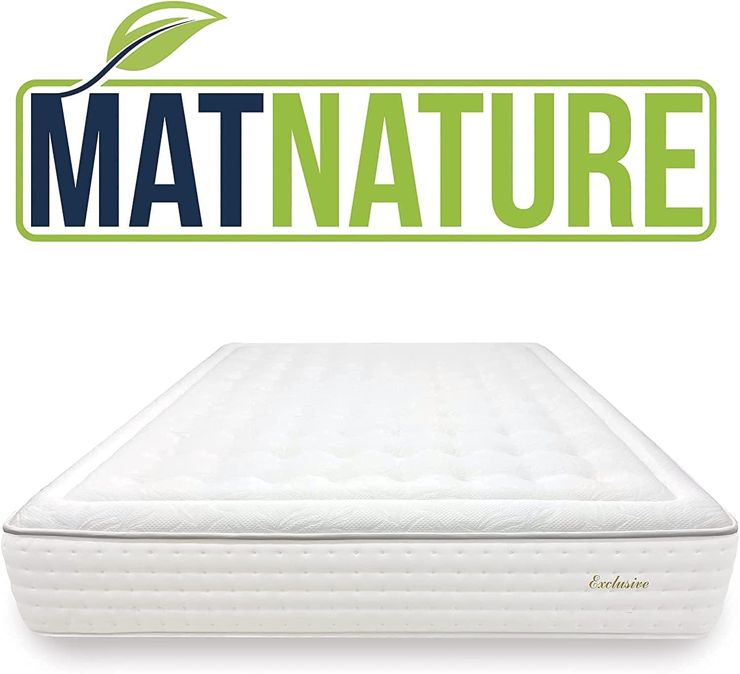 Matnature | Exclusive | Colchón 1200 Muelles Ensacados | Altura 32 cm | Viscosoft Indeformable y Reversible | Firmeza y Adaptabilidad Premium | Tejido Antideslizante (135 x 190 cm)