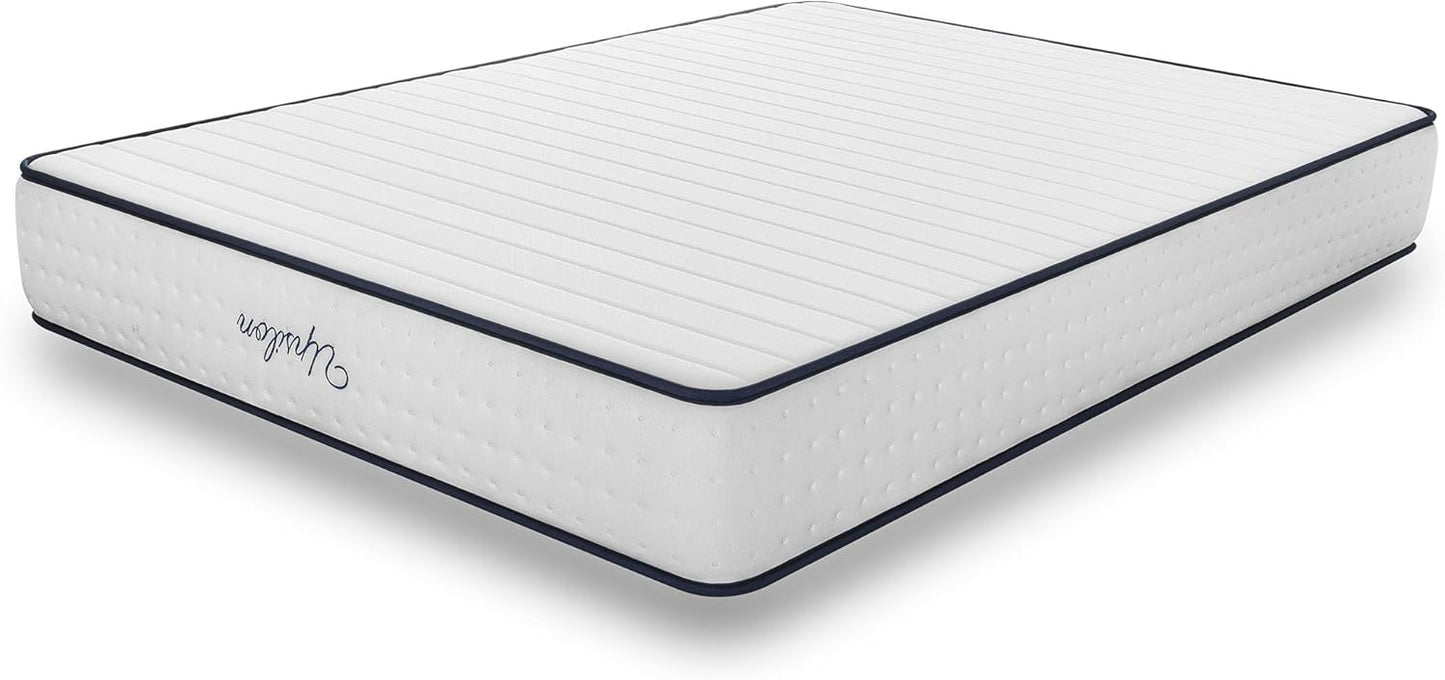 COSMOS - Colchón Viscoelástico 150x190 cm - Altura 30 cm - Upsilon - Espuma HR y Blue Latex - Firme, Transpirable, Hipoalergénico, Ergonómico - Cara Invierno Verano, 7 Zonas Confort