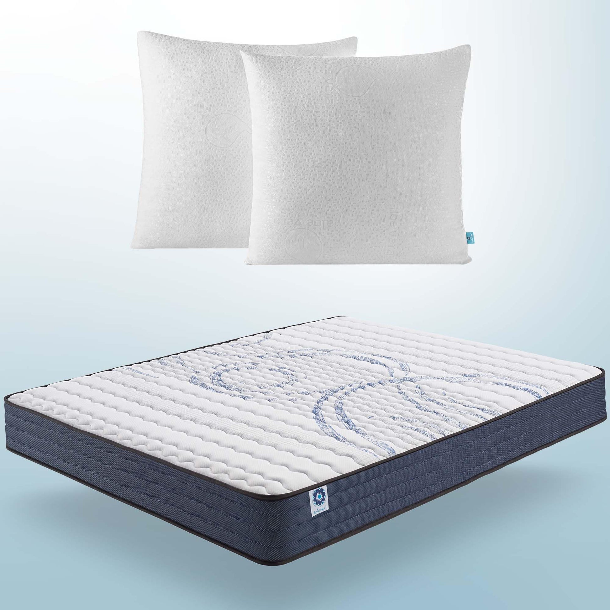 Naturalex - Colchón Viscoelástico Perfectsleep 160x200 cm - 30 cm - Firme - Espuma HR + Blue Látex - Transpirable - Confortable - Ergonómico - Hipoalergénico - Reversible Verano/Invierno