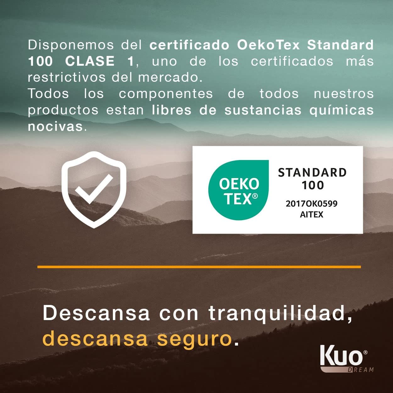 KUO Dream - Colchón Orsay Spring | Colchón de Muelles Ensacados | Transpirable, Adaptable y Ergonómico | 150 x 200 cm