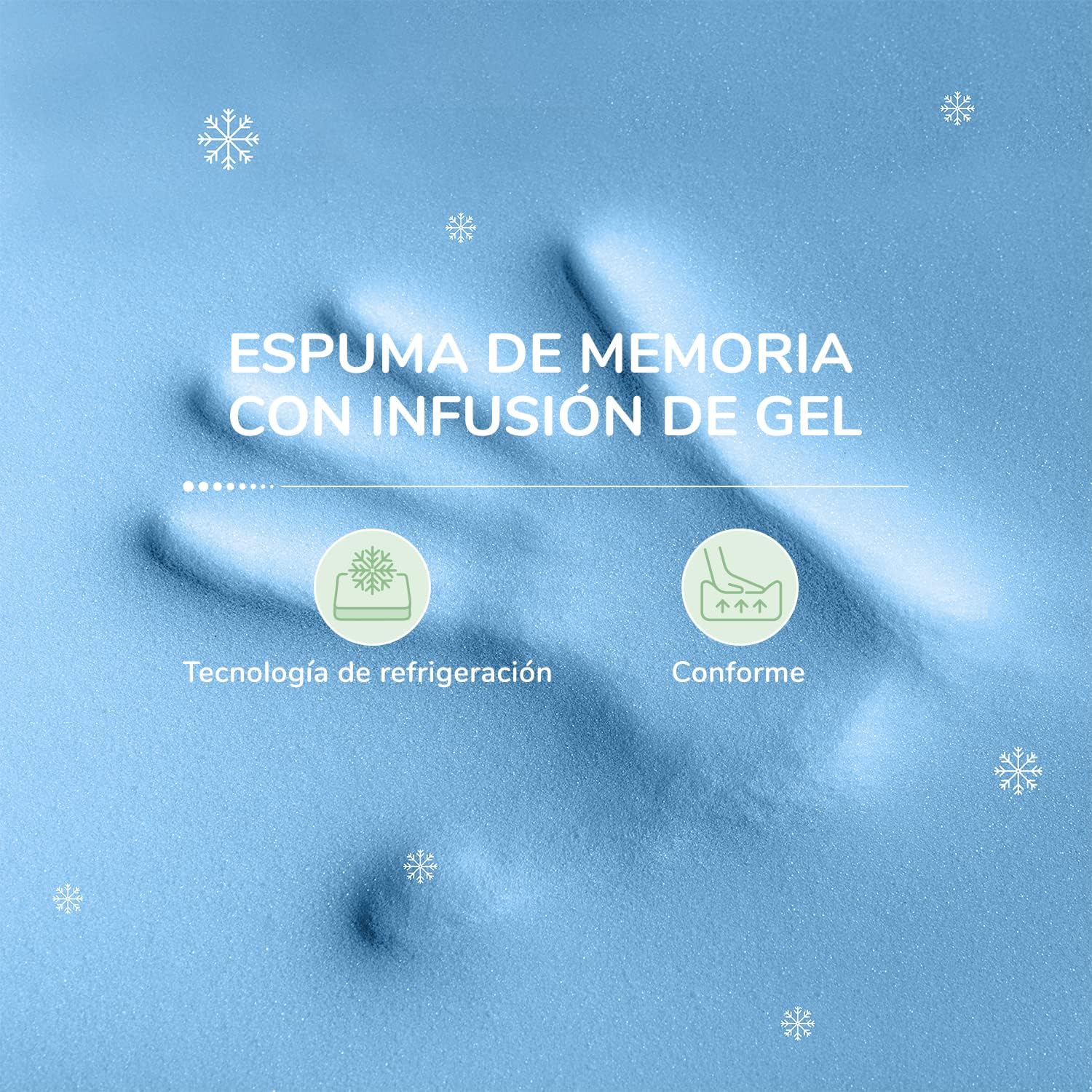 Novilla Colchones Viscoelástico 135x190, Colchón Muelles Ensacados, Espuma de Gel con Memoria, Fibra de Bambú Transpirable, Firmeza Media, Aislamiento de Movimiento, Altura 27 cm