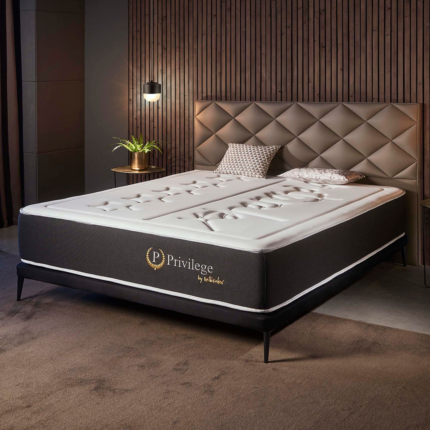 Naturalex - Colchón Muelles 140x190 cm - Altura 24 cm - Privilege - Híbrido Muelles Ensacados y Viscoelástica - Espuma HR y Blue Látex - Ergonómico, Transpirable, Gran Adaptabilidad - Acabados Premium