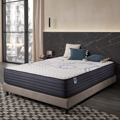 Naturalex - Colchón Viscoelástico Perfectsleep 160x200 cm - 30 cm - Firme - Espuma HR + Blue Látex - Transpirable - Confortable - Ergonómico - Hipoalergénico - Reversible Verano/Invierno